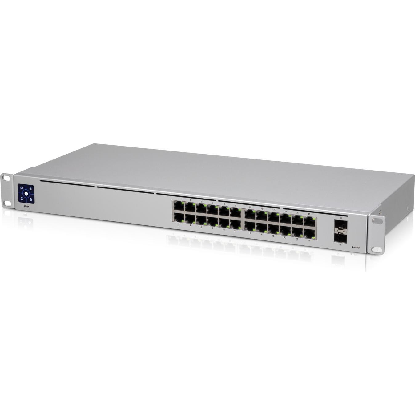 Ubiquiti UniFi Usw-24 (24 Ports), Netzwerk Switch, Silber