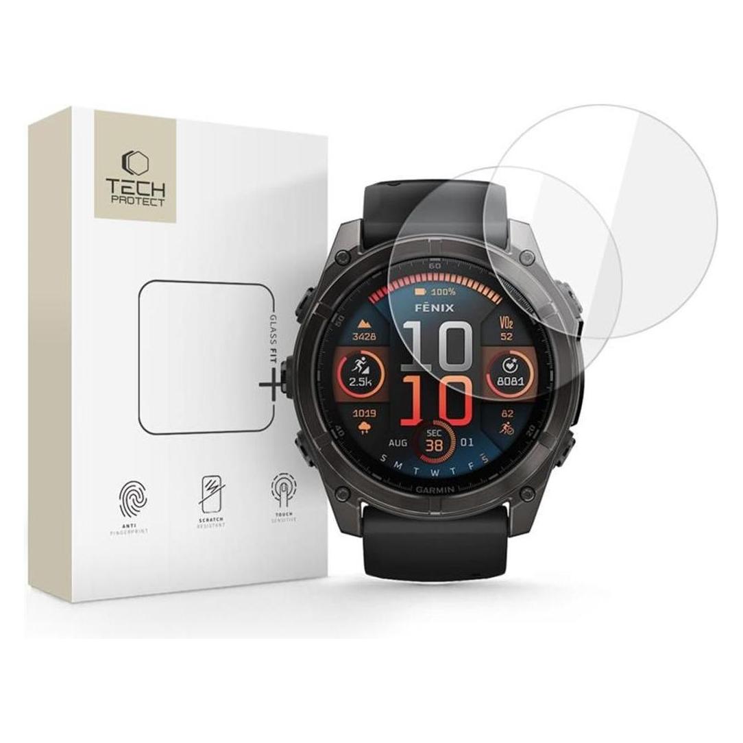 2x Pellicola Protettiva per Garmin fenix 5 (47 mm) / 5 Plus (47 mm