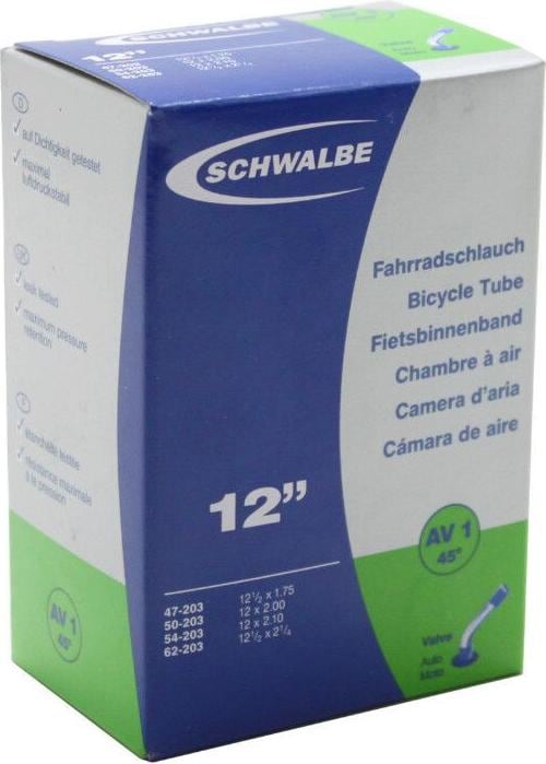 Actual product image Schwalbe Hose 12 (Schrader (AV), 12", 40 mm)