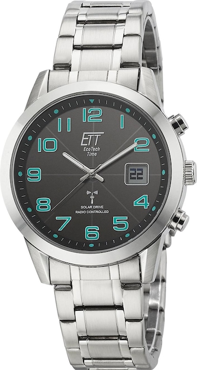 Produktbild ETT EGS-11500-22M Solar drive Funkuhr Basic Herrenuhr 41mm 5ATM (Funkuhr, 41 mm)