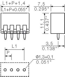 Image du produit Weidmüller Bornier