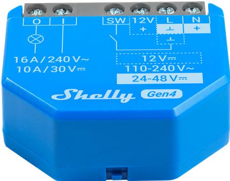 Produktbild Shelly 1 Gen4 (Schaltaktor)