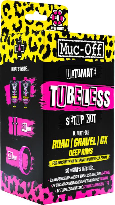 Immagine prodotto Muc-Off Ultimate Tubeless Kit - Road 60mm