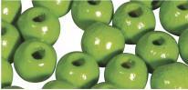 Image du produit Rayher Perles en bois FSC 100%, polies, 6 mm ø, vert fluo