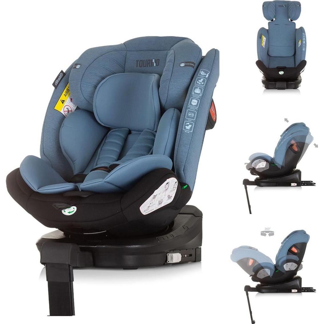 Chipolino, Kindersitz, Kindersitz Tourino i-Size (Kindersitz, Reboarder, ECE R129/i-Size Norm)