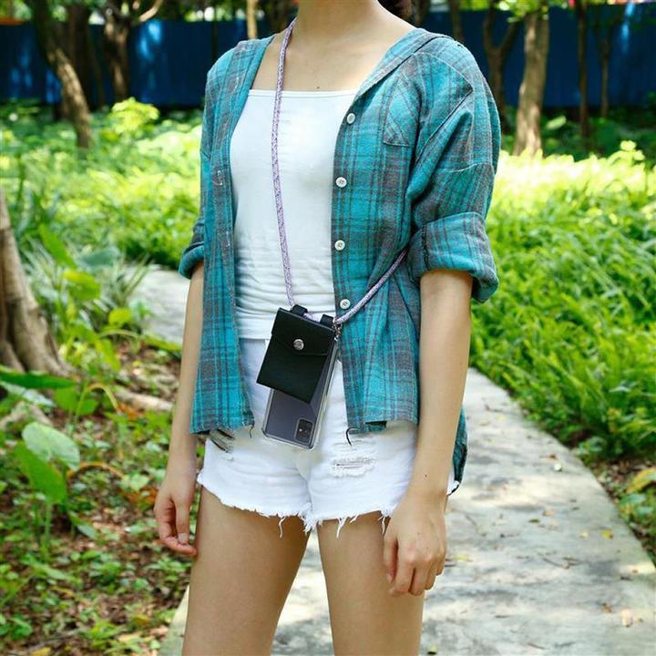 Produktbild Cadorabo TPU Handy Kette SILBER Cover