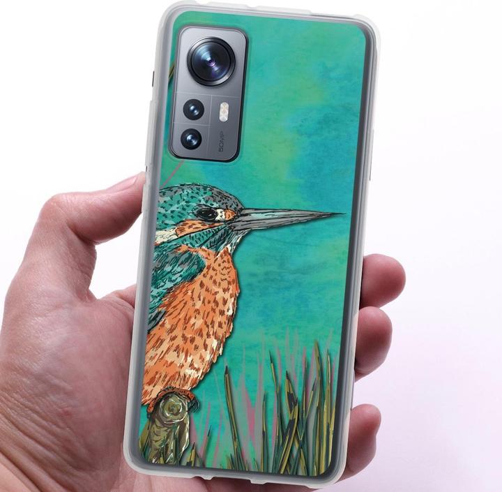 Produktbild DeinDesign Silikon Hülle für Xiaomi 12 5G Handyhülle Case Smartphone Schutzhülle Malerei Tiere Vogel (Xiaomi 12 Pro 5G)