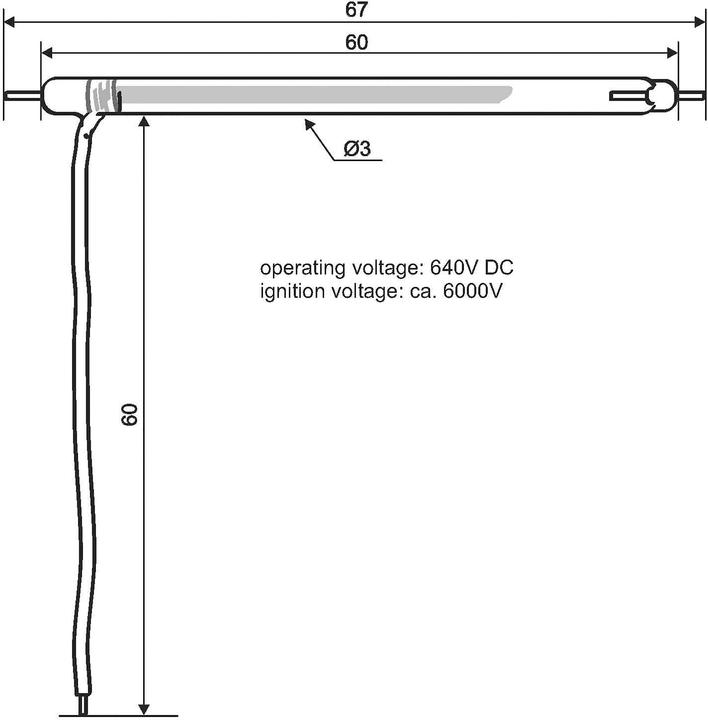 Produktbild Eurolite Stroboskop-Blitzröhre Weiss