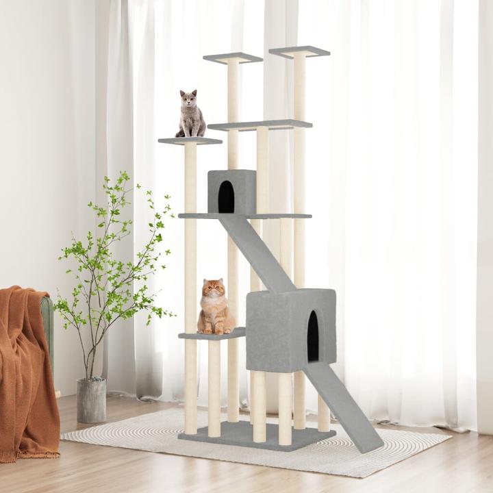 Image du produit vidaXL Kratzbaum (190 cm, Gris clair)