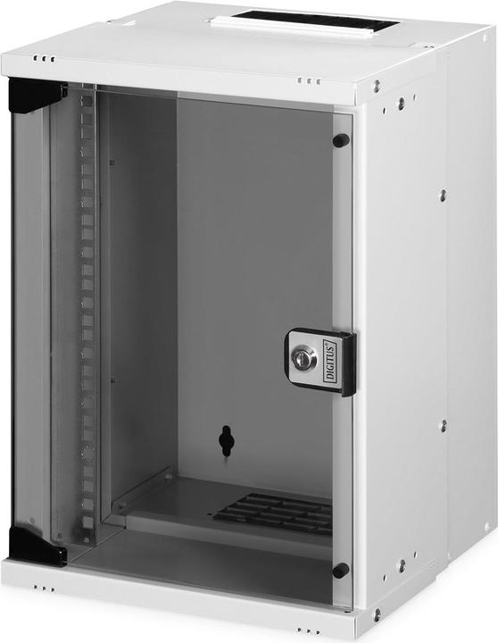 Digitus Coffret mural 10" 9U, SOHO PRO 457 x 316 x 298 mm, gris (9 HE, Rack 10 pouces)
