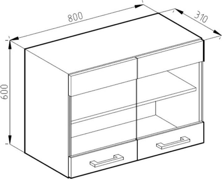Actual product image Vicco R-Line (80 x 31 x 60 cm)