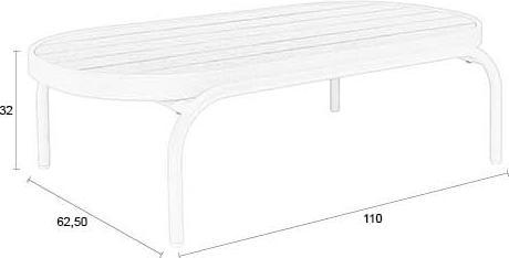 Produktbild Zuiver Vista Outdoor Coffee Table (62.50 cm)