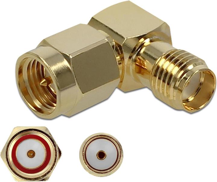 Delock Antennenadapter SMA - SMA 90° gewinkelt (Antennenkabel)