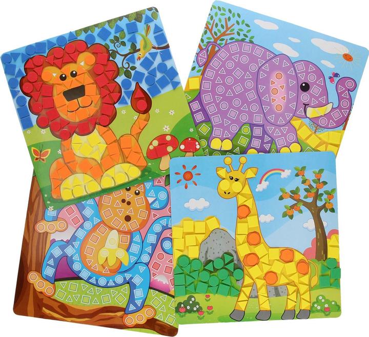 Produktbild Mosaik-Bastelarbeiten mit Zootieren