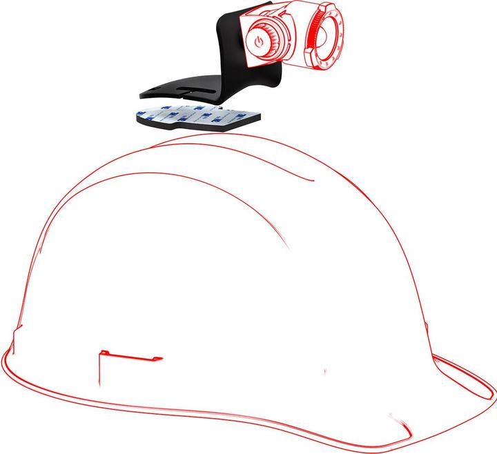 Actual product image Ledlenser Helmet Connecting Kit