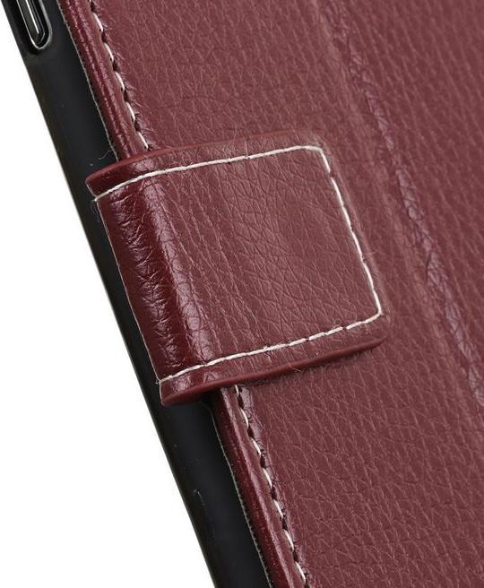 Actual product image MU Classic Litchi Leather Bookcover II Series (OnePlus 7)