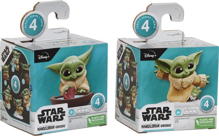 Produktbild Hasbro The Bounty Collection Serie 4 Grogu 2er-Pack, Kaulquappen-Freund und Schneewanderung, für