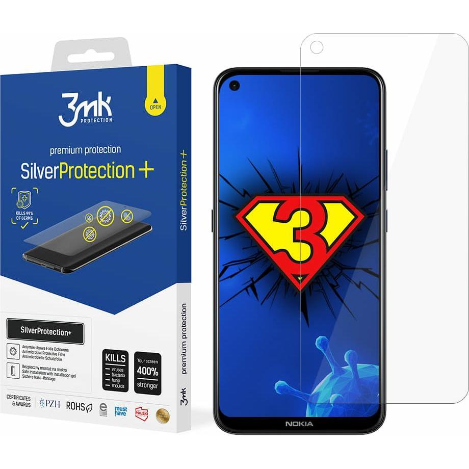 Thumbnail - 3MK Nokia 5.4 – SilverProtection+ (1 Stück, Nokia 5.4), Smartphone Schutzfolie, Silber