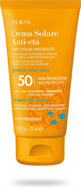 Pupa Milano Sunscreen Anti-Aging Cream (Sonnencreme, SPF 50, 50 ml, 50 g)