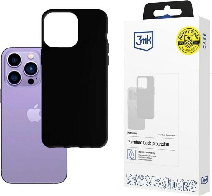 Immagine prodotto 3MK Apple iPhone 14 Pro - Custodia Matt nera (Apple iPhone 14 Pro)