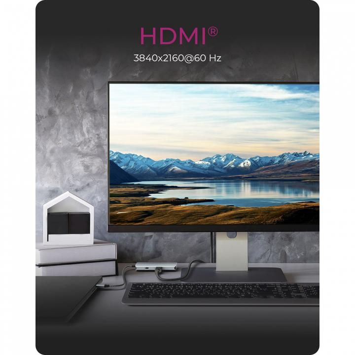 Produktbild Icy Box IB-DK4022a-CPD (USB-C, 6 Ports)