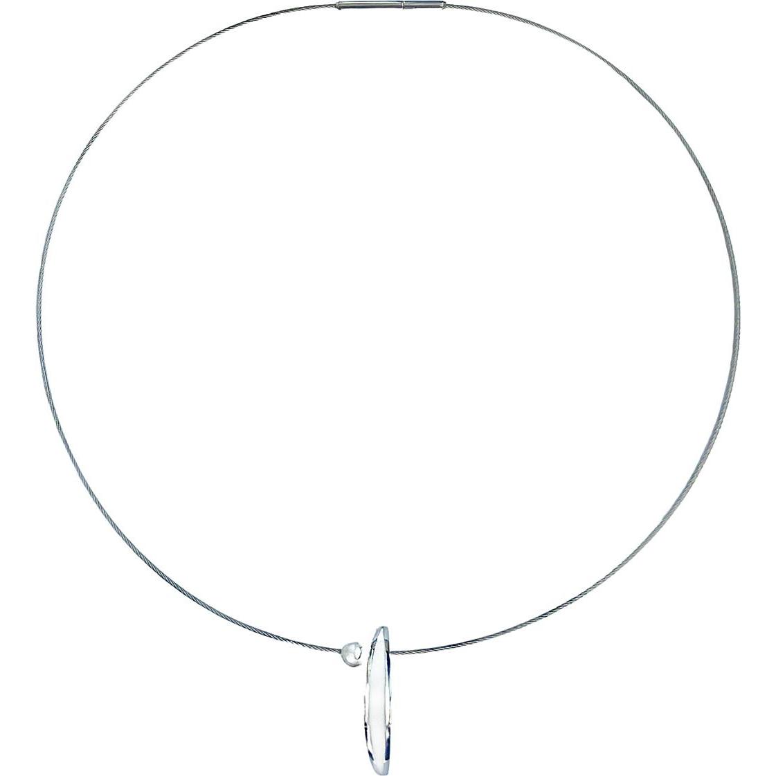Xen, Halsschmuck, Atelier Collier weiss mit Süsswasserzuchtperle 42 cm, (Edelstahl, 42 cm)