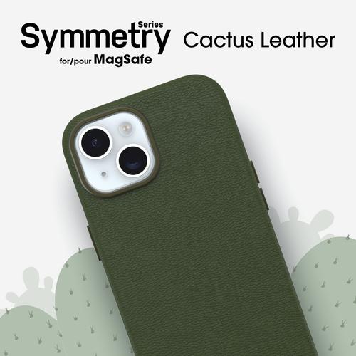 Actual product image OtterBox Symmetry Cactus Leather mit MagSafe (Apple iPhone 15)
