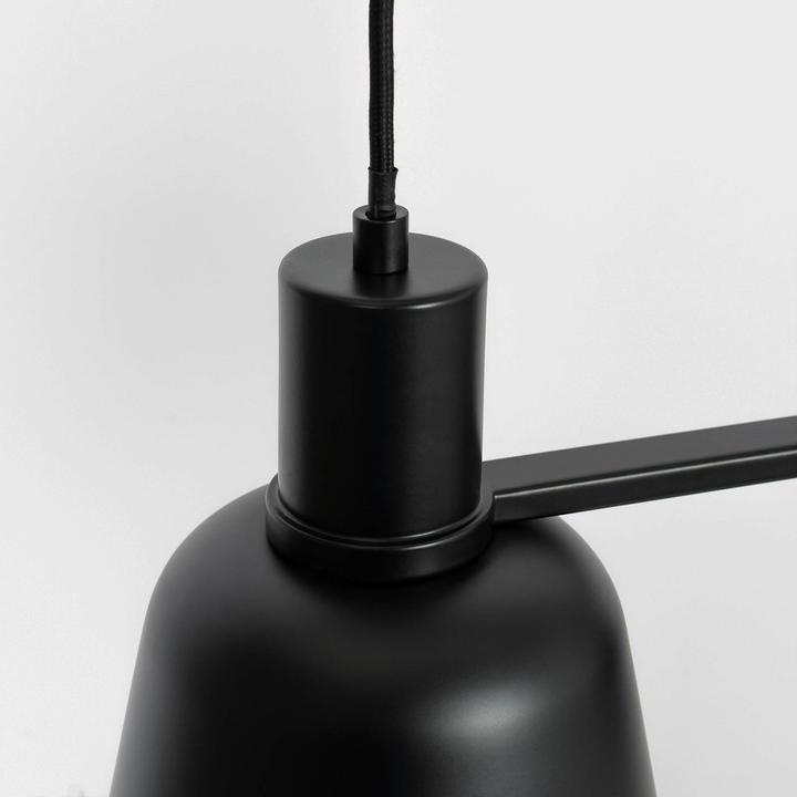 Actual product image Lucande Servan 2 pendant light Black (E27)