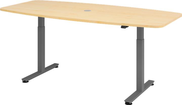 Actual product image Hammerbacher Konferenztisch mit Tastschalter, Ahorn (220 x 103 x 71 cm)