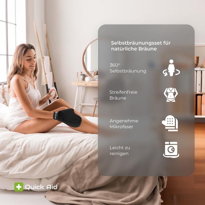 Image du produit Quick Aid Selbstbräuner Handschuh Set (Accessoires auto-bronzants)