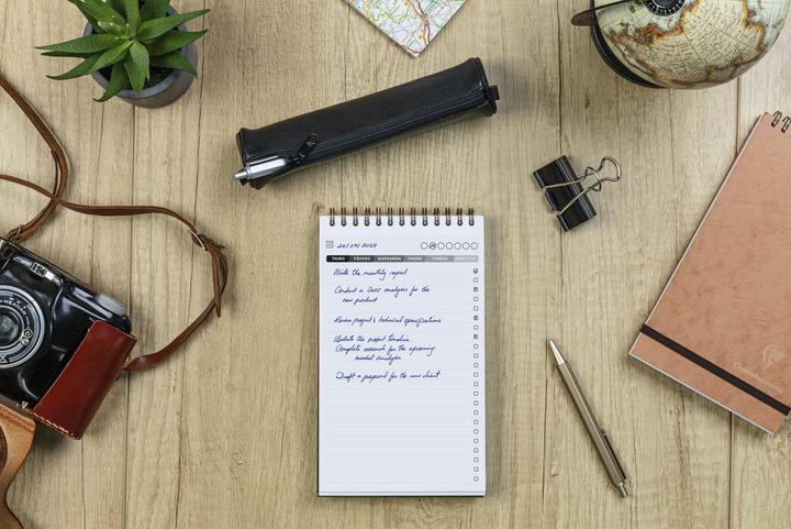 Immagine prodotto Clairefontaine Agenda tascabile AgeBag nera, dettaglio colore: nero, motivo (120 x 180 mm)