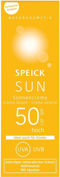 Actual product image Speick Sun (Suntan cream, SPF 50, 60 ml)