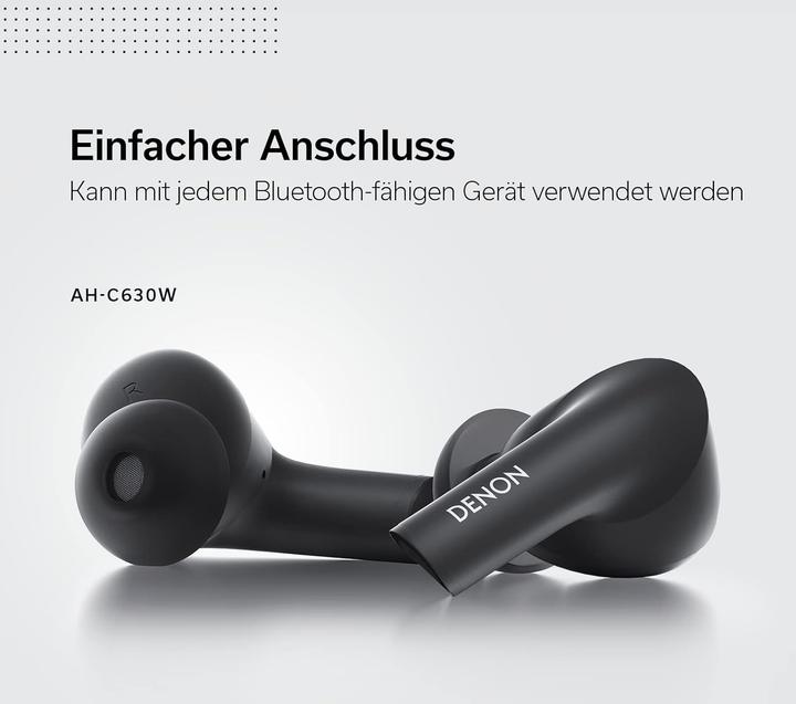 Actual product image Denon In-Ear Headphones AH-C630W White (No noise cancellation, 18 h, Wireless)