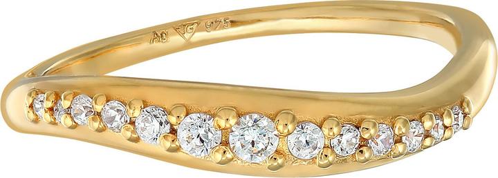 Immagine prodotto Elli Anello Zirconia Sweeping Design Argento 925 (52, 925 Argento)