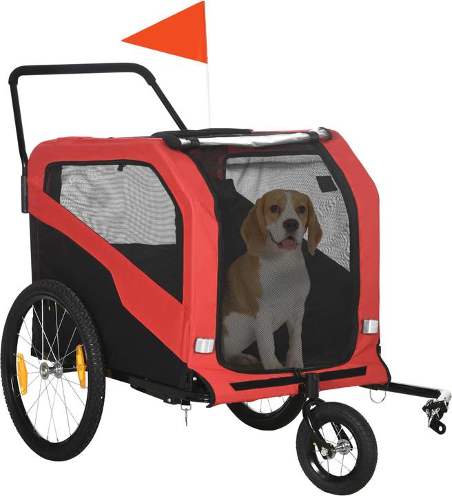 Actual product image PawHut Dog trailer with reflectors