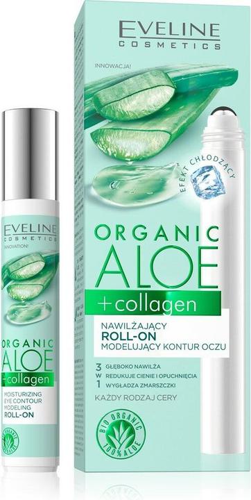 Produktbild Eveline Organic Aloe (Augenpflege Roll-On, 15 ml, Tag)