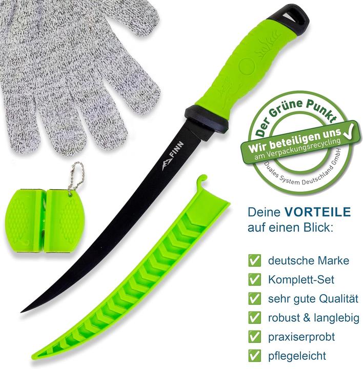 Produktbild FINN Outdoors Filetiermesser-Set (20.50 cm)