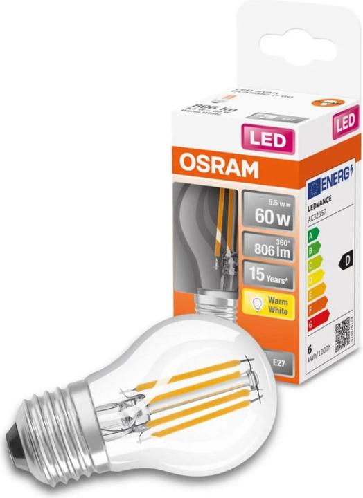 Productafbeelding Osram Ster Klassieker P (E27, 60 W, 806 lm, 1 x, D)