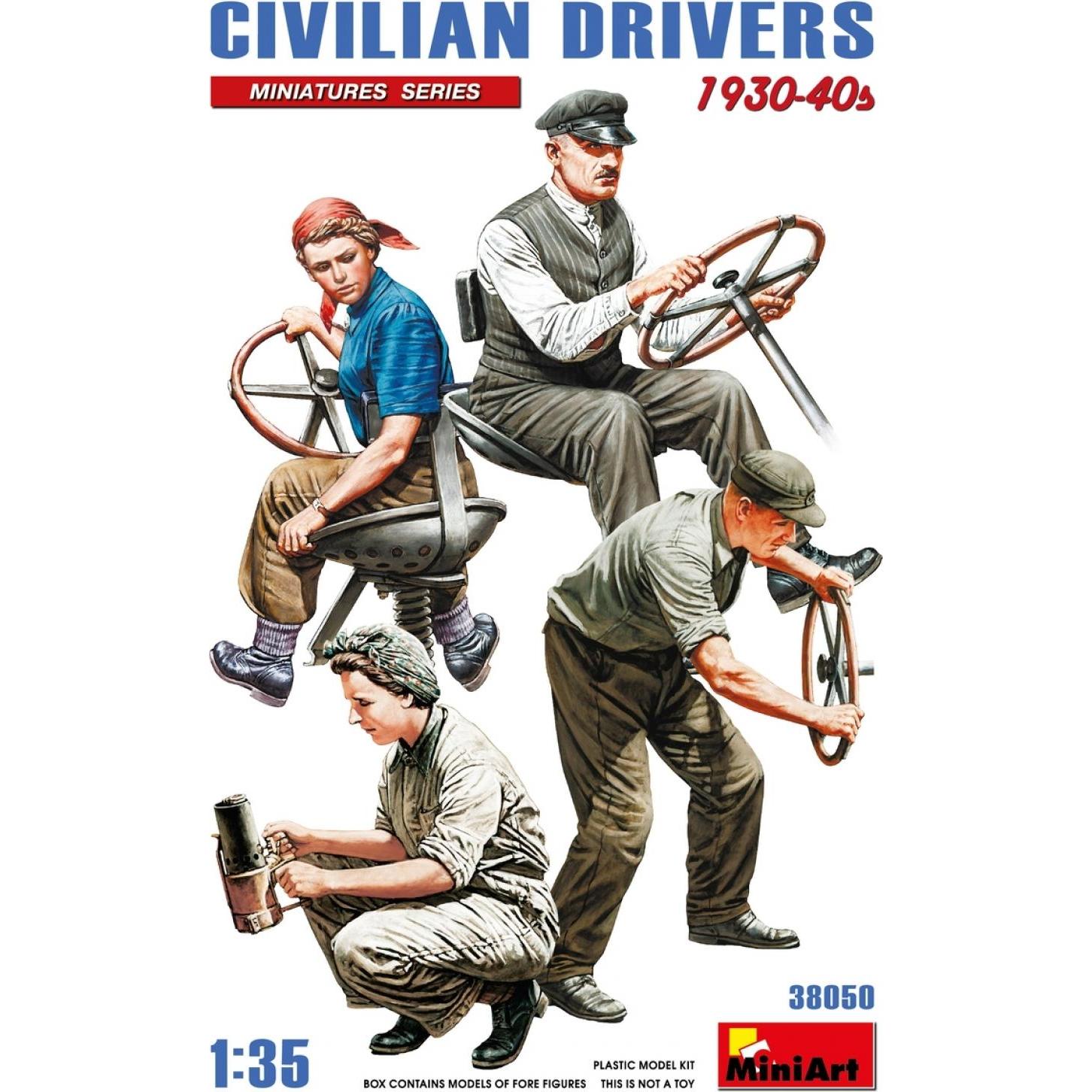 Mini art Civilian Drivers 1930-40s