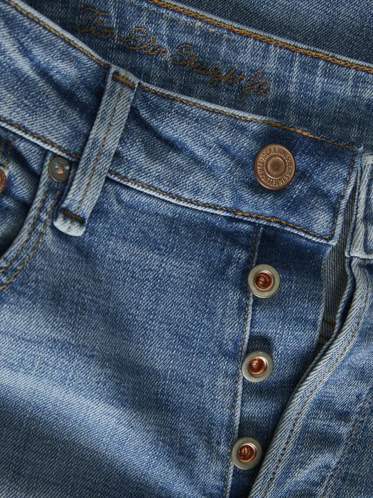 Produktbild Jack & Jones Davis Jeans Slim Straight Fit Med Blue (W33/L36)