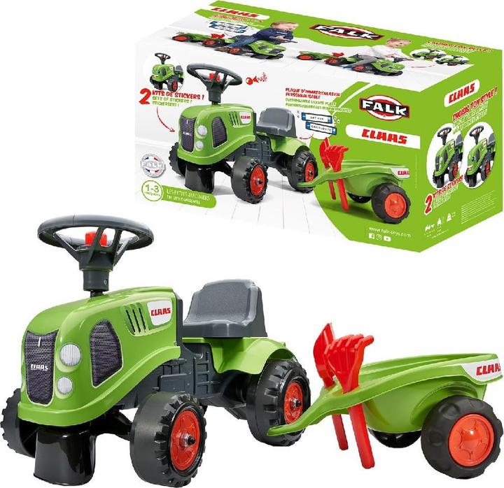 Produktbild Falk Toys Rutschfahrzeug mit Anhänger Claas