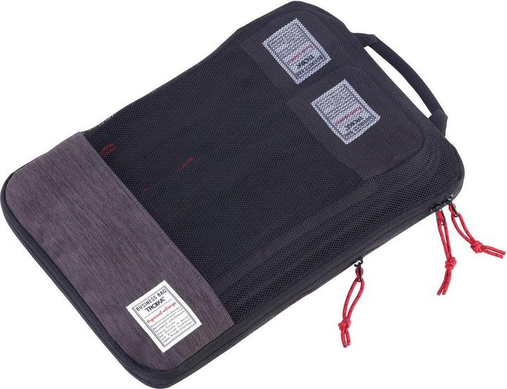 Troika BUSINESS PACKING CUBES Ensemble de sac de compression de voyage, gris/noir