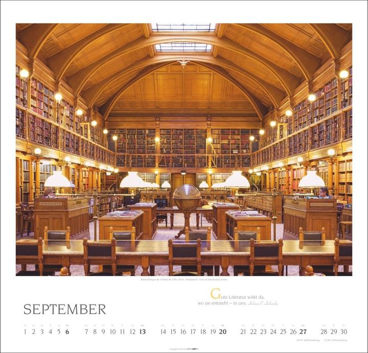 Actual product image Welt der Bibliotheken Kalender 2026 (Special)