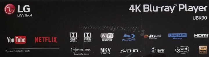 Actual product image LG Ubk90 (Bluray Player)