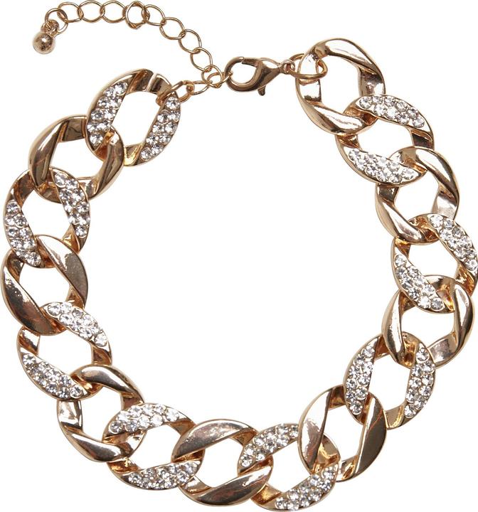 Produktbild Urban Classics Basic Diamond Necklace And Bracelet Set (100% Zink Legierung, Array 100% Glas)
