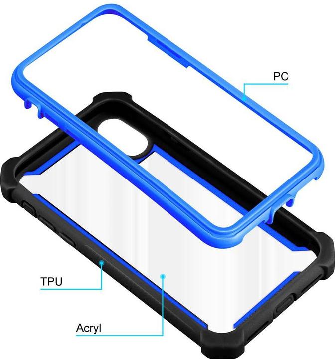 Immagine prodotto Cadorabo Copertura acrilica ibrida 2 in 1 (Apple iPhone XR)