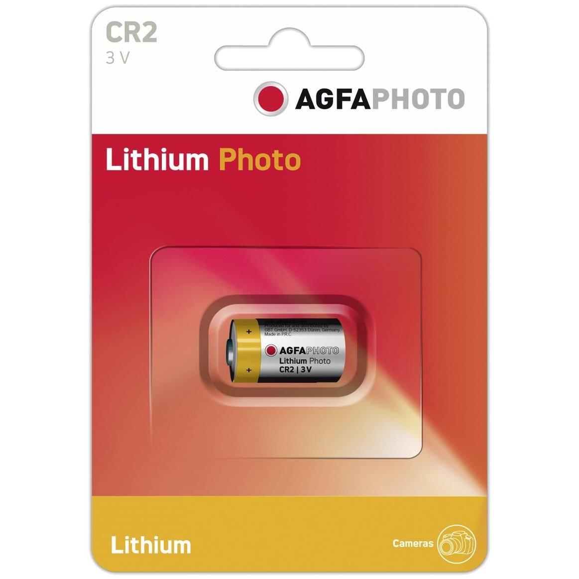 AGFAPHOTO Lithium CR 2 (1 Stk., CR2, 750 mAh), Batterien + Akkus