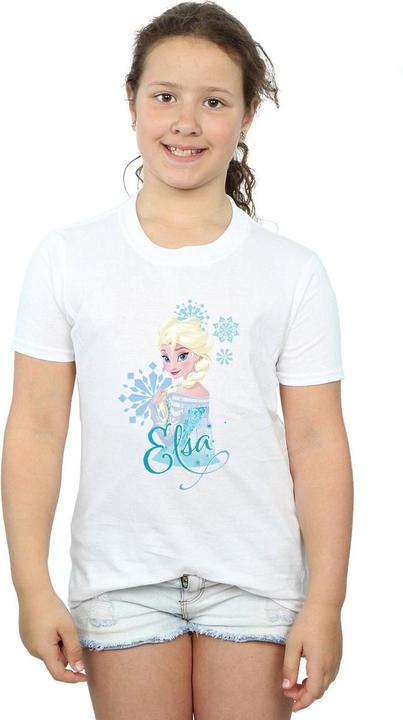 Immagine prodotto Disney Frozen Elsa Snowflakes Maglietta Ragazze (152, 158)