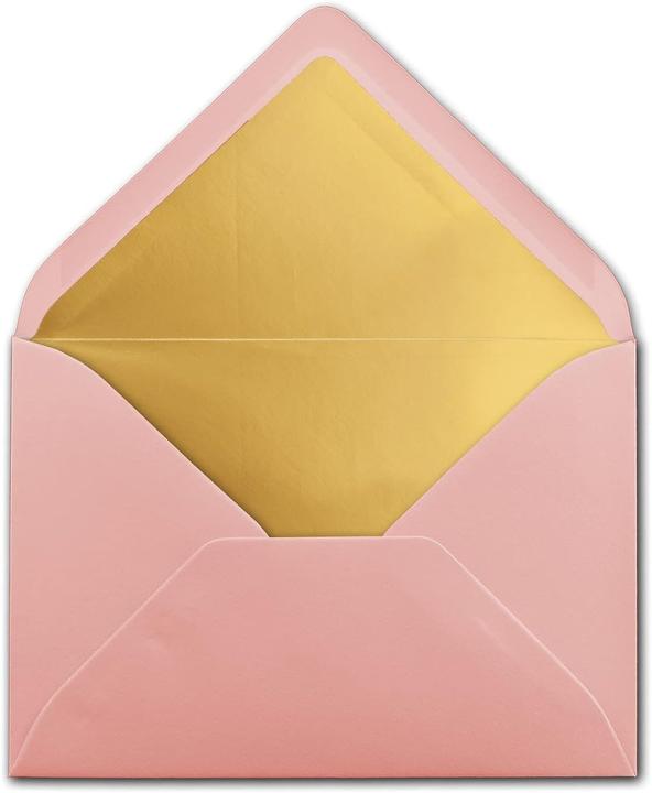 Produktbild Neuser Papier 75 Stück DIN C5 Kuverts mit Seidenfutter (C5, 75 x)