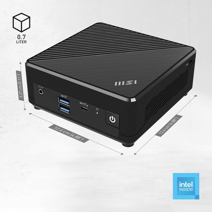 Actual product image MSI Cubi N ADL-006DE (128 GB, 4 GB, Intel N200, Intel UHD Graphics)